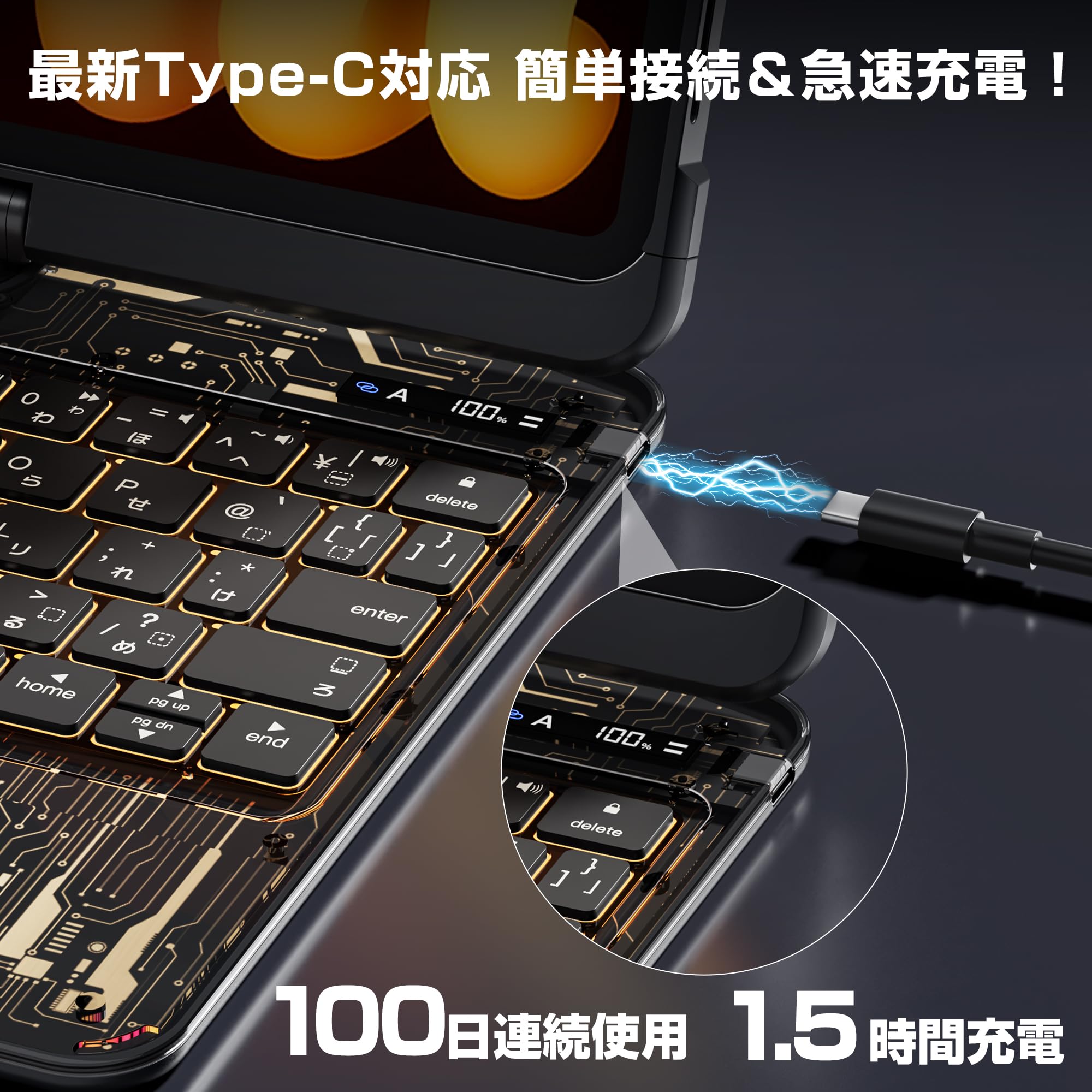 Amazon.co.jp: 2025新登場 iPad Air 13インチ(M3·M2) 対応 キーボード