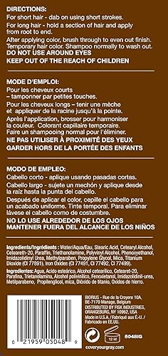 Miniatura 2 de Cubre tu varita de retoque temporal gris para mujeres, color marrón medianoche