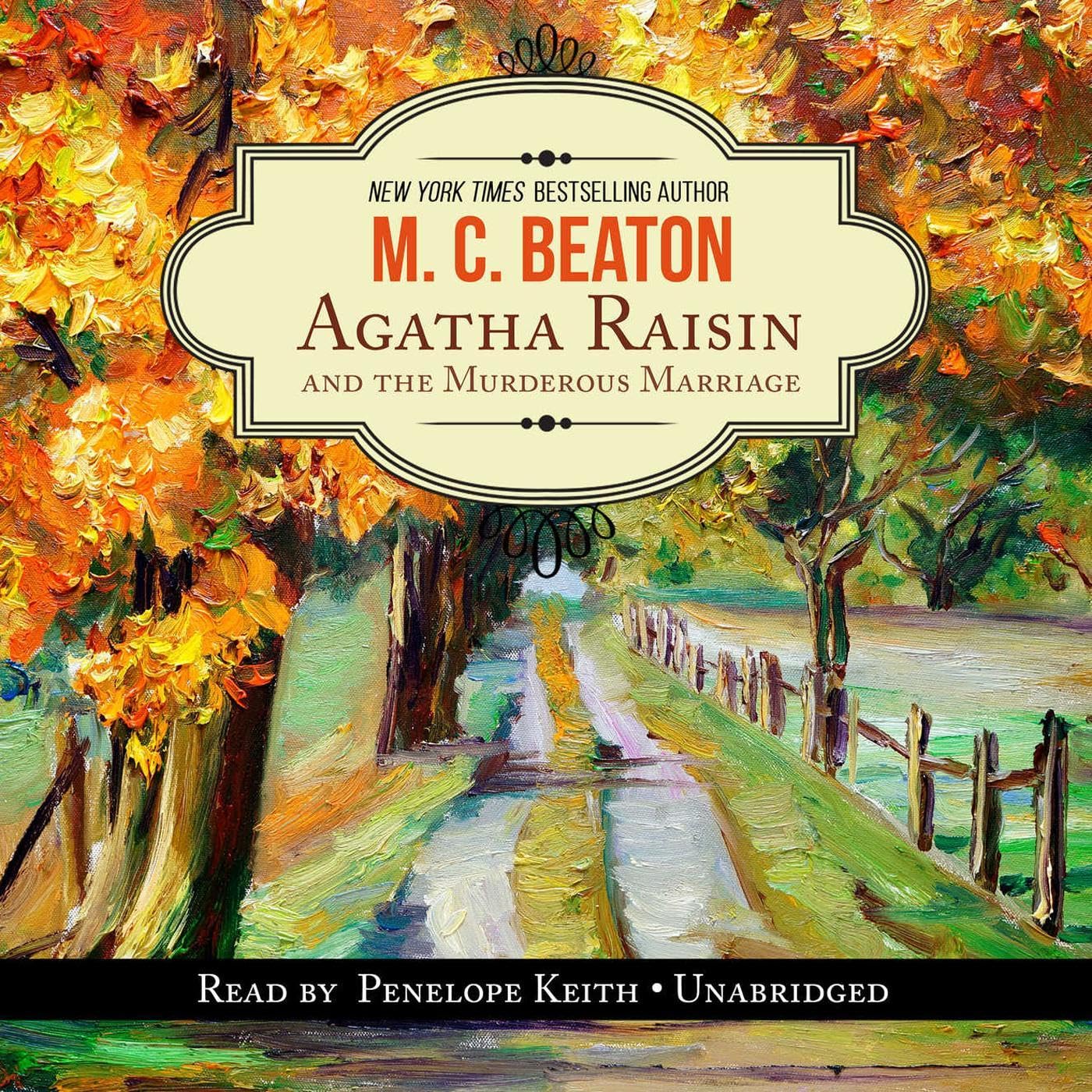 Cover art for Agatha Raisin and the Murderous Marriage