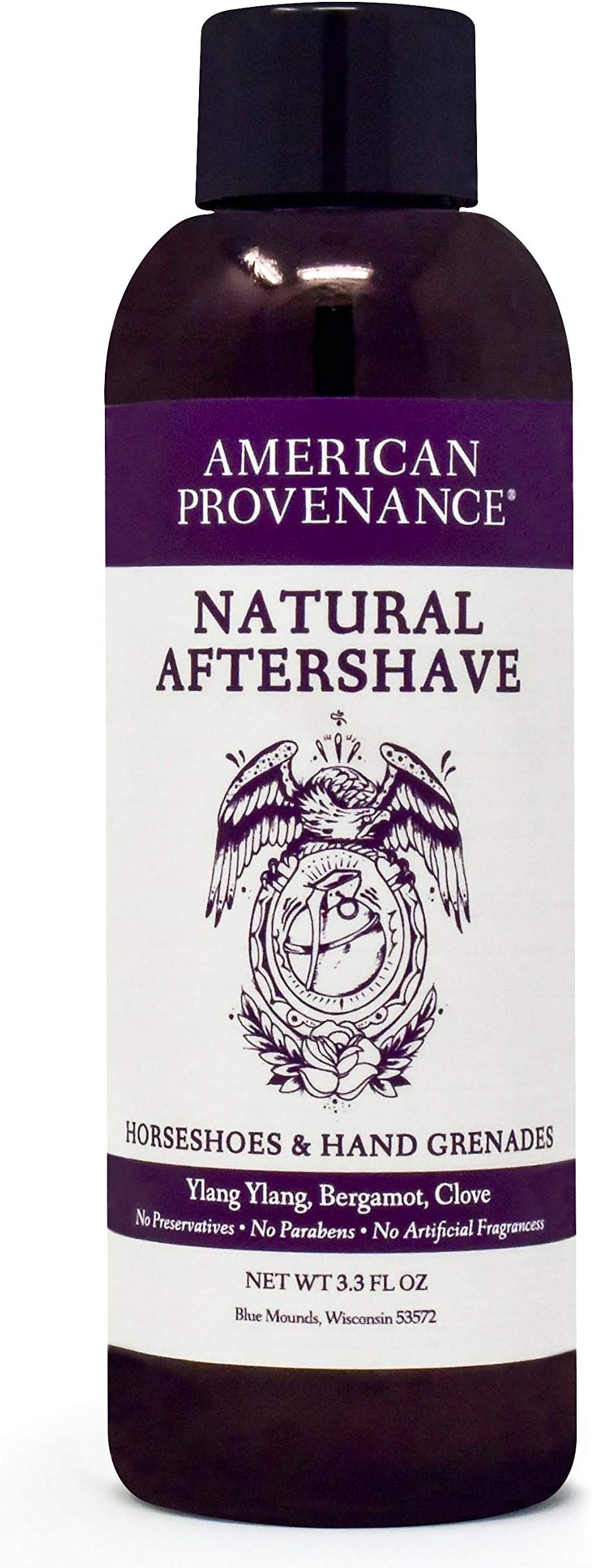 AMERICAN PROVENANCE Horseshoes And Hand Grenades Aftershave, 3.4 FZ
