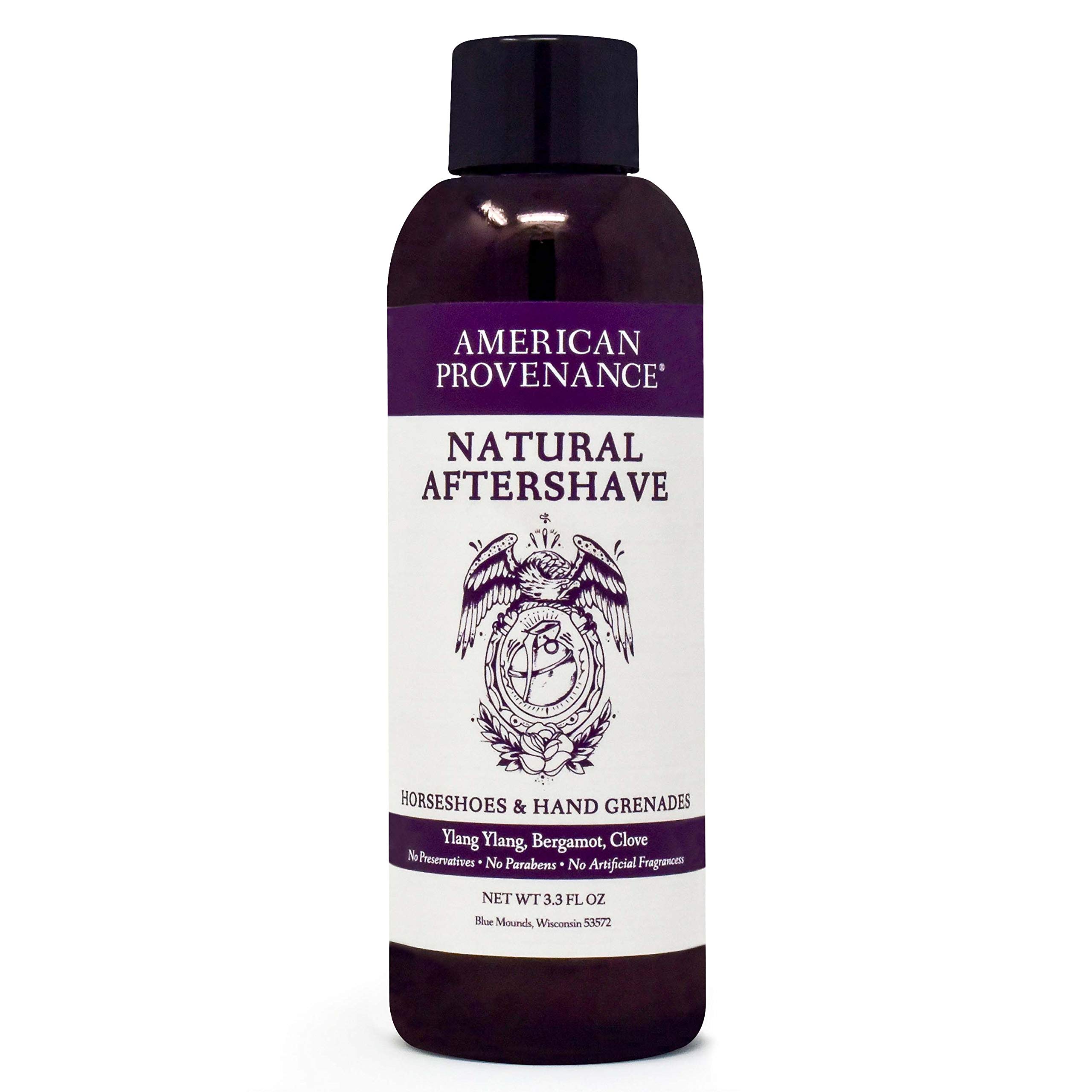 AMERICAN PROVENANCE Horseshoes And Hand Grenades Aftershave, 3.4 FZ