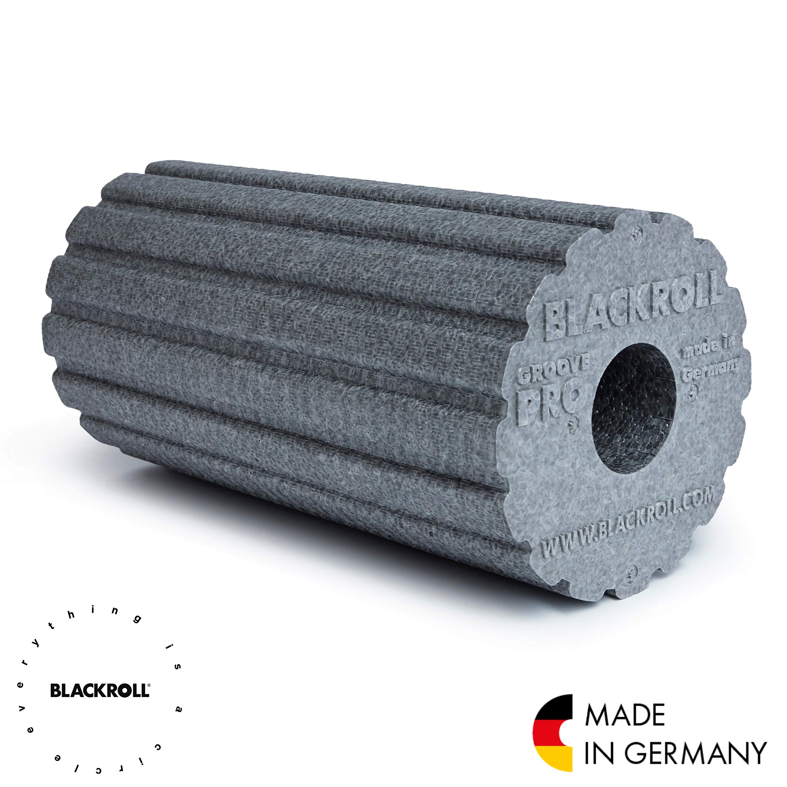 BLACKROLL Groove PRO – twardy wałek do masażu powięzi z efektem wibracji do efektywnego samodzielnego masażu