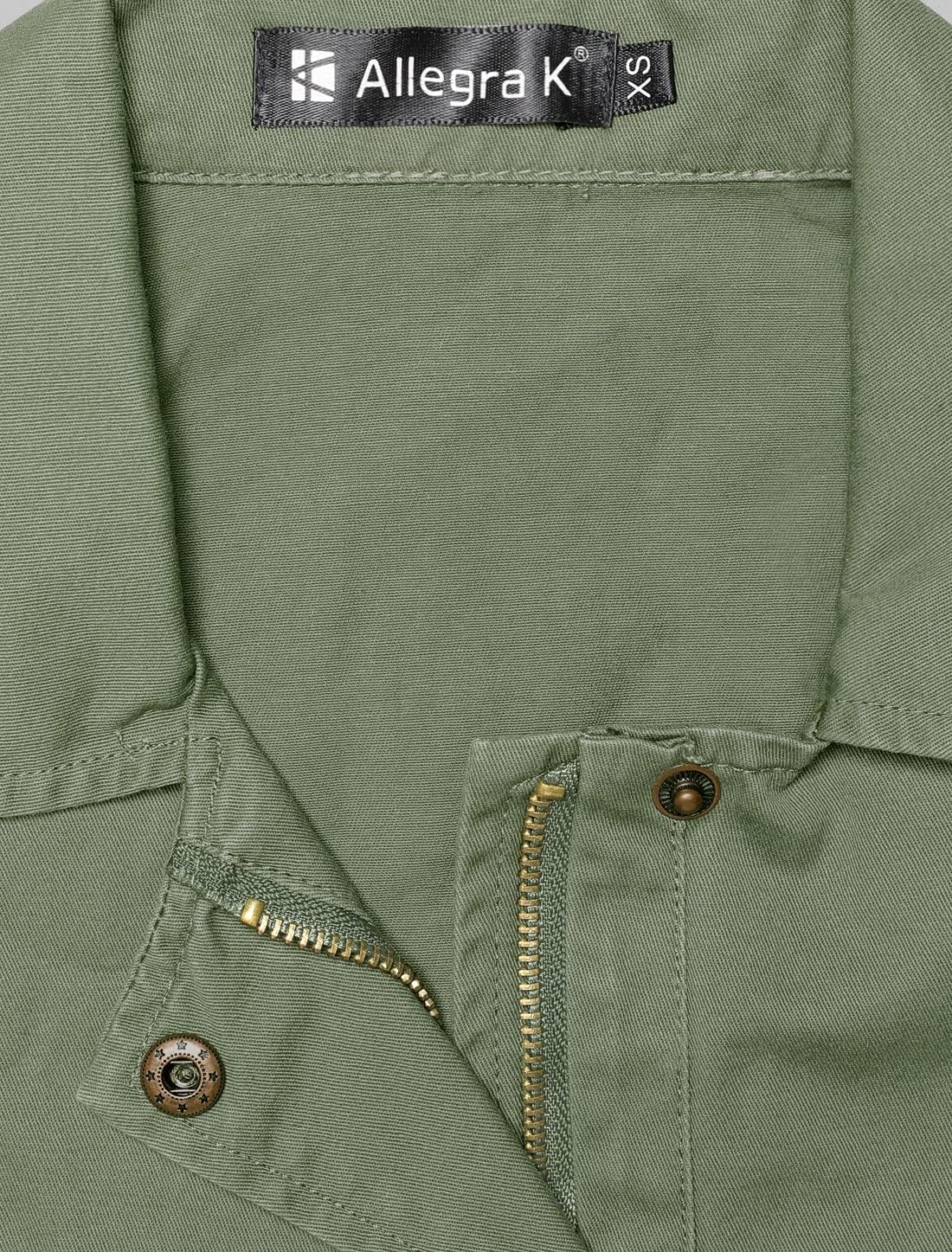 Allegra K Women's Zip Up Sleeveless Jacket Utility Anorak Outwear Cargo Vest - Image 7