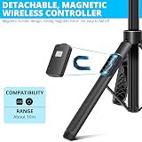 BZE 62 inches Extendable Selfie Stick Tripod with Wireless Remote & Phone Holder, Portable Aluminum Alloy 3 in 1 Stand for Group Photos, Vlogging & Travel Compatible with All Smartphones