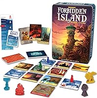 Gamewright Forbidden Island Cooperative Board Game - Strategy Survival Adventure, 2-4 Players Ages 10+
