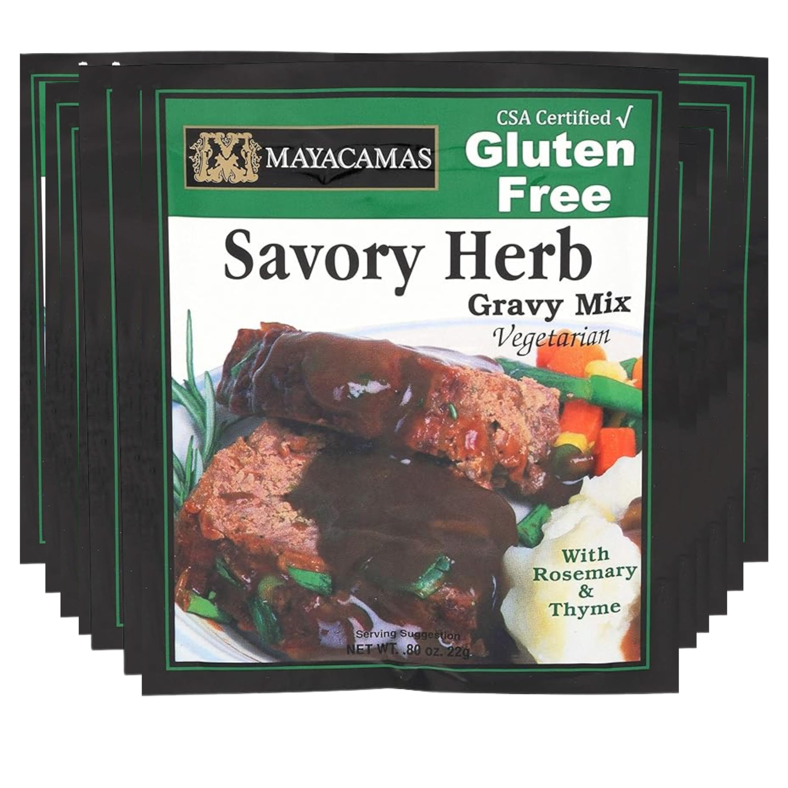 Mayacamas Savory Herb Gravy Mix, 0.8 Ounce (Pack of 12)