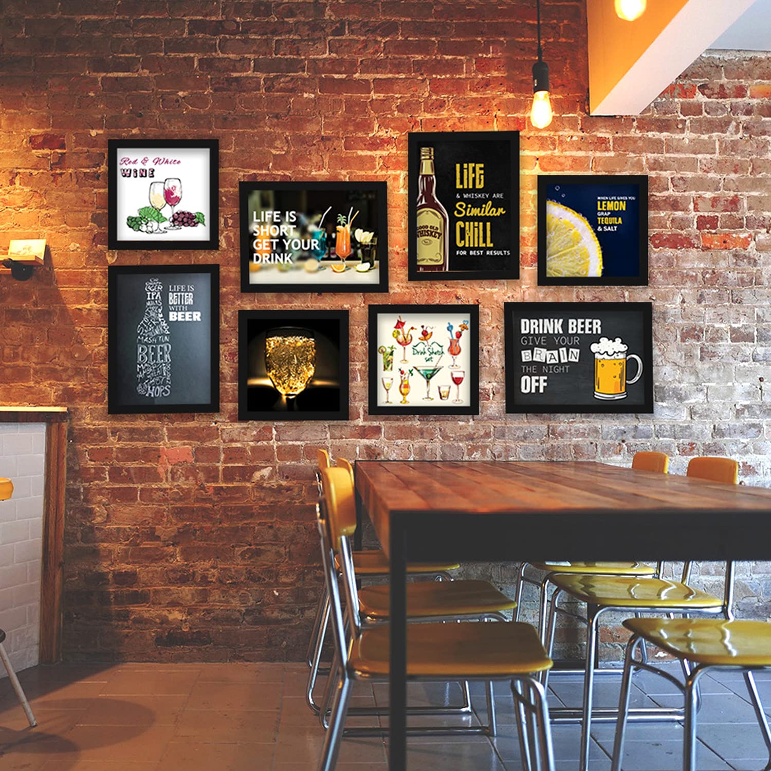 Bangerz Kitchen Quotes Wall Posters / Paintings / Hangings For Wall Decoration - Food Framed Wall Posters for Restaurant Bar Wall Decor - Wall Posters for Lounge - Kitchen Quotes Wall Posters / Paintings (RESTRO 5)
