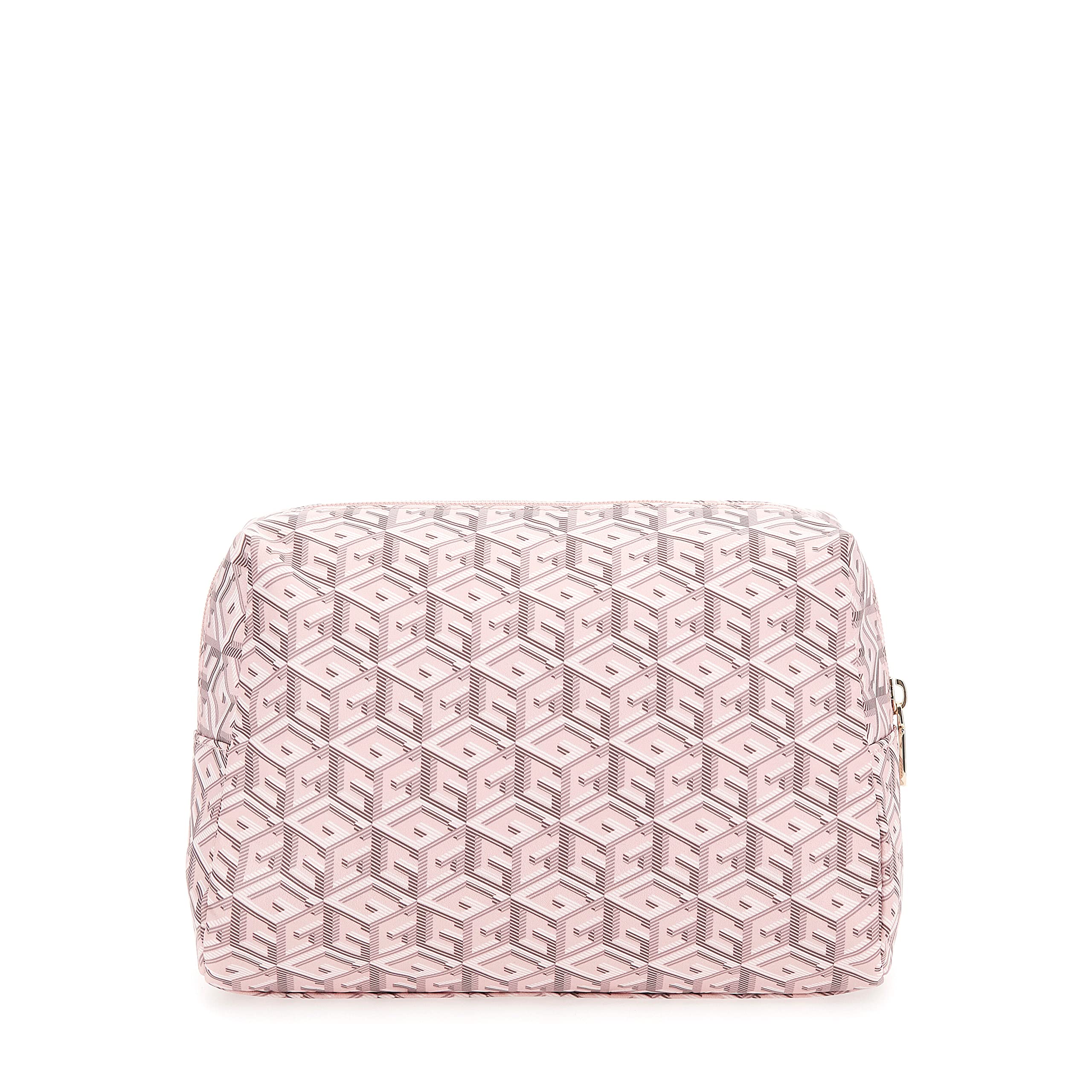 GUESS Kulturbeutel Large Top Zip Beautycase pale rose