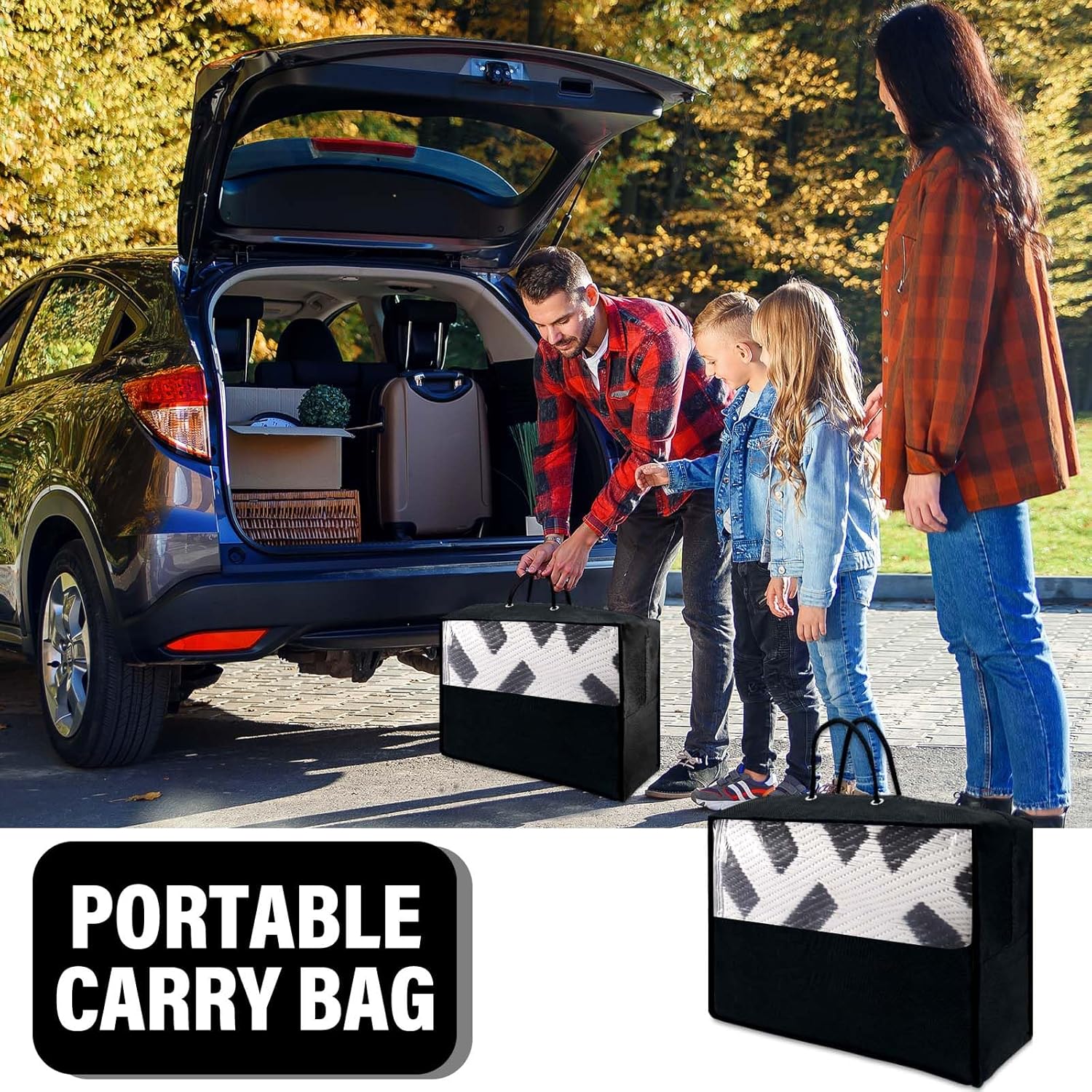 Outdoor Rug 6x9Ft, Solar Powered Outdoor Camping Rug with 94LEDs Strip Lights, Waterproof Plastic Reversible Outdoor Straw Rug, Rug Mat for RV Camping Patio Beach Balcony House Deck Picnic