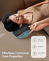 Vista 5 de COMFIER Masajeador de cuero cabelludo y masajeador Shiatsu para cuello y espalda