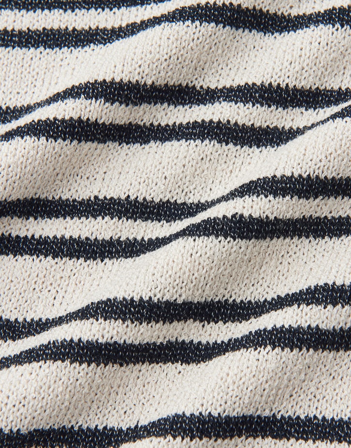 OPUS Damen Kurzarmshirt | Gestreiftes Jerseyshirt in Strickoptik Regular Fit