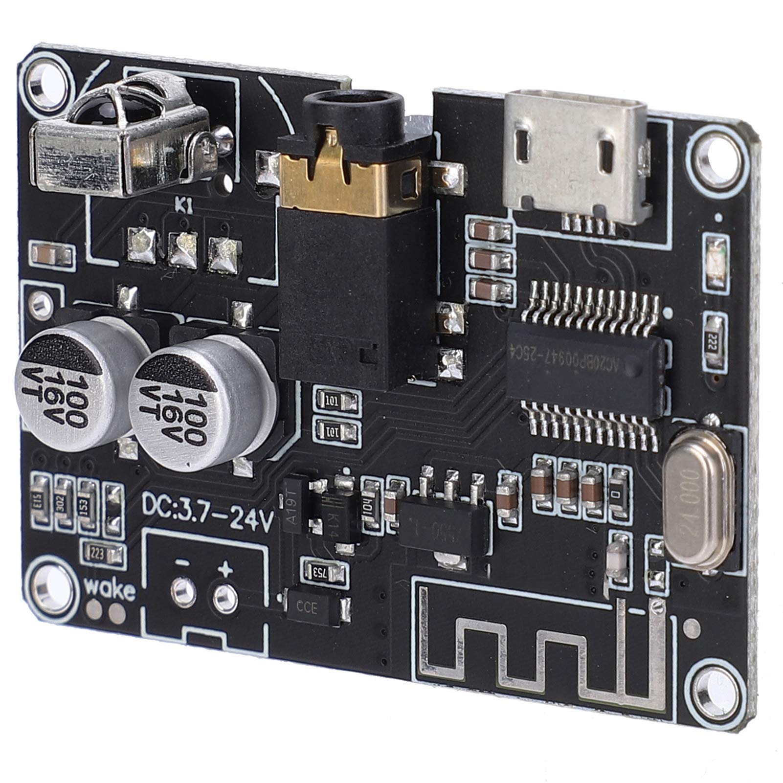 Module Bluetooth JZK 5-35V - Récepteur Audio Stéréo - Haut-parleur DIY - Pour Voiture Ampli