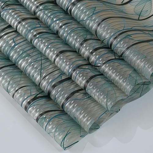 Vista 65 de DKTIE Película de privacidad para ventana con herramientas de instalación, vitrales decorativos para el hogar, adhesivo estático para ventana