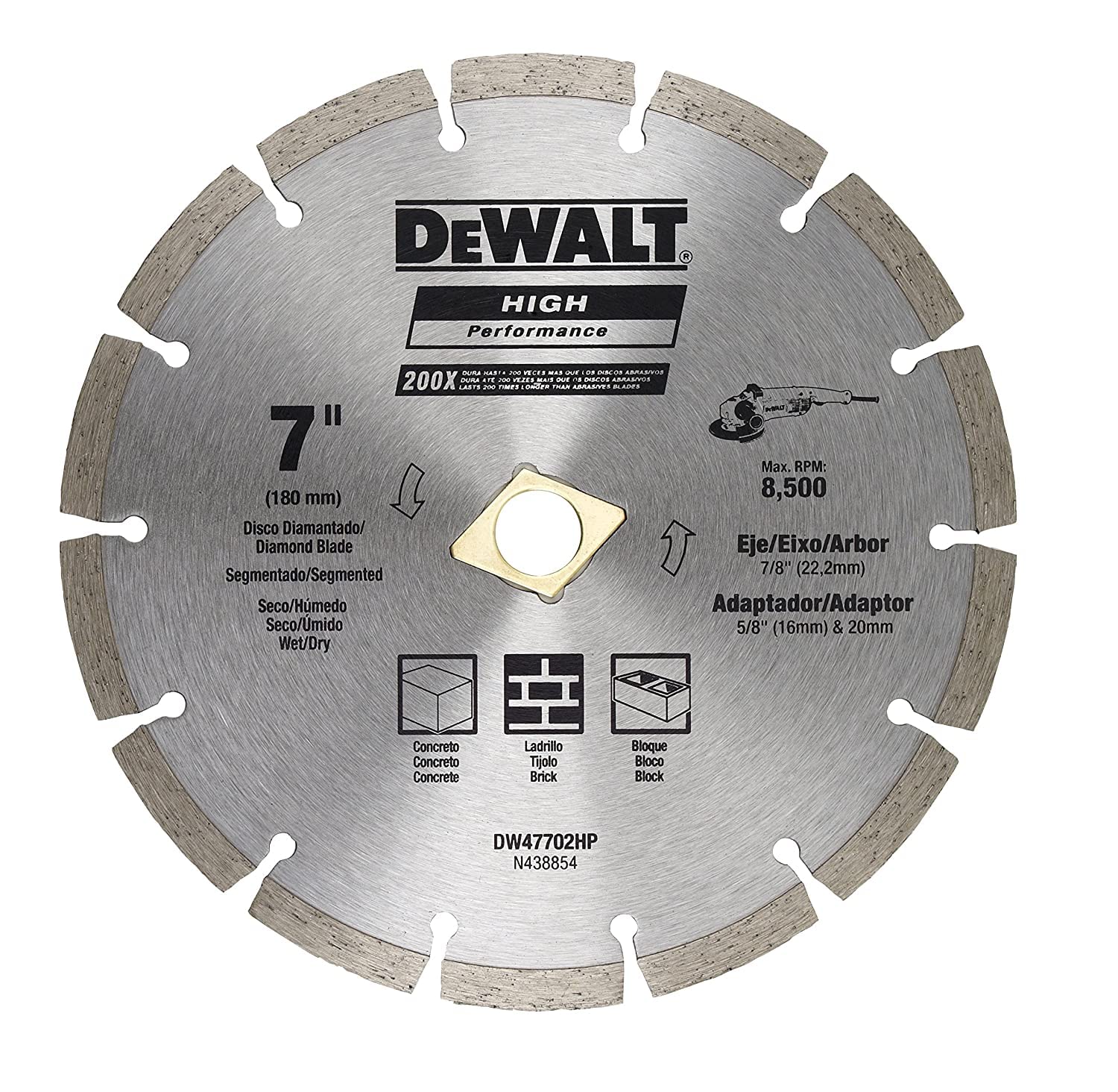 Dewalt DW47900HP ELMAS DISK, METALIK, 1 ADET