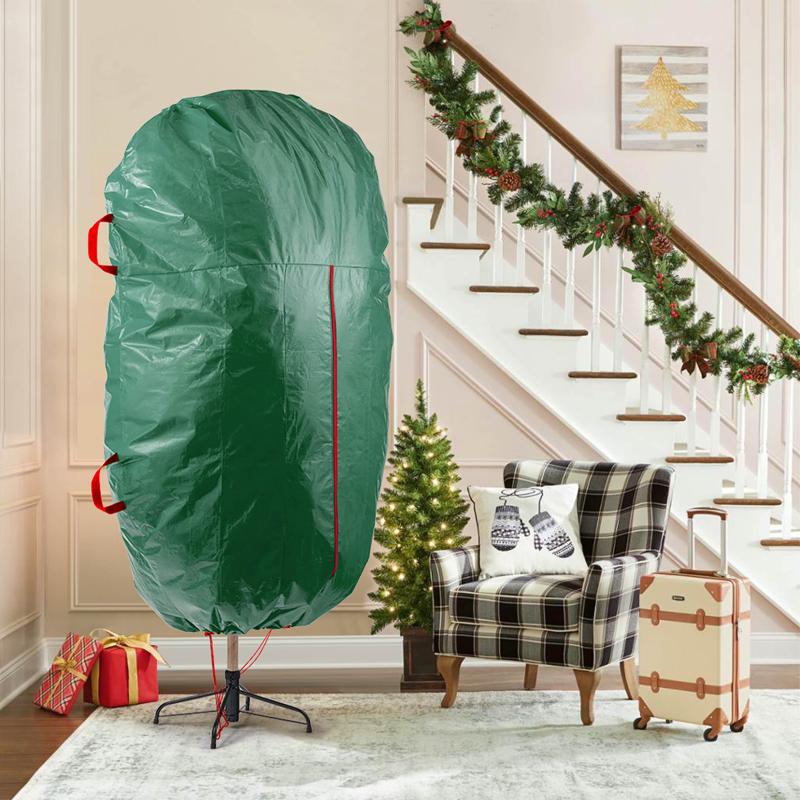 Amazon.com: ZOBER Upright Christmas Tree Storage Bag With