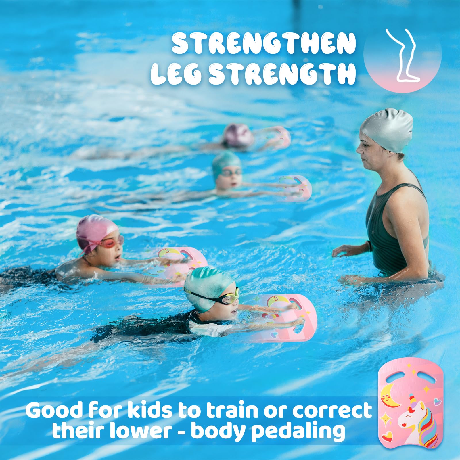 Tabla Natacion Niños, Tabla de Natación, Ayuda para Natación Infantil, Tabla Natación Principiantes, para el Entrenamiento y Aprendizaje de la Natación