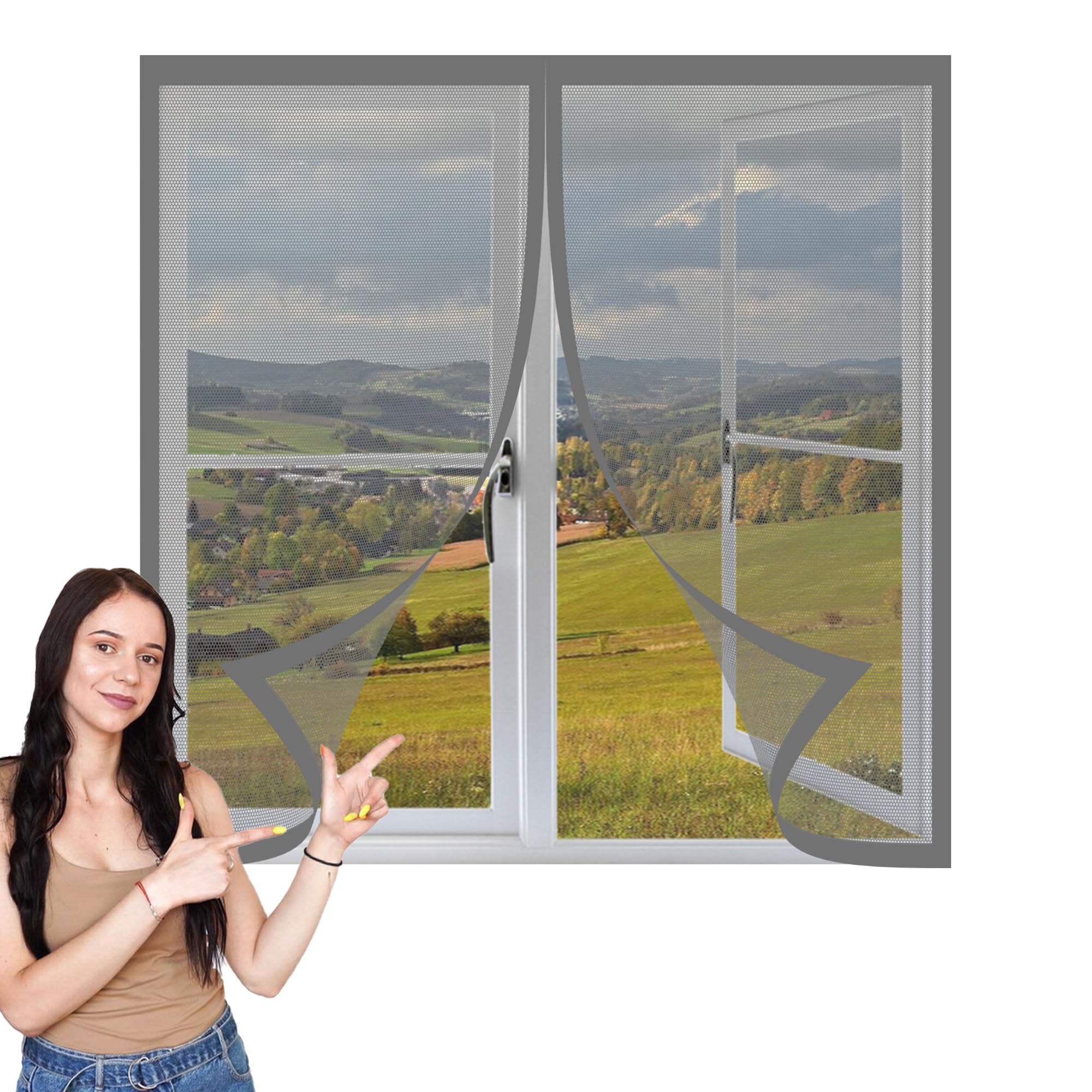 Moustiquaire de porte idéale pour aérer le salon et le balcon en été