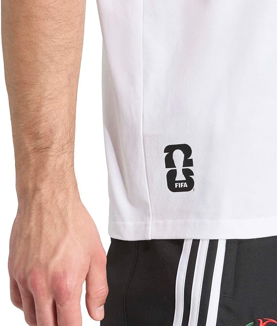 adidas Men's Mexico T-Shirt, White, Medium