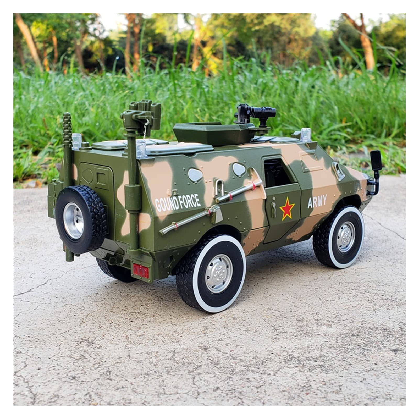 キム　軍用車　カーズ　マテル製　ミニカー Amazon.co.jp: ミニカー スケールモデルカー 1:24 軍用トラック装甲車