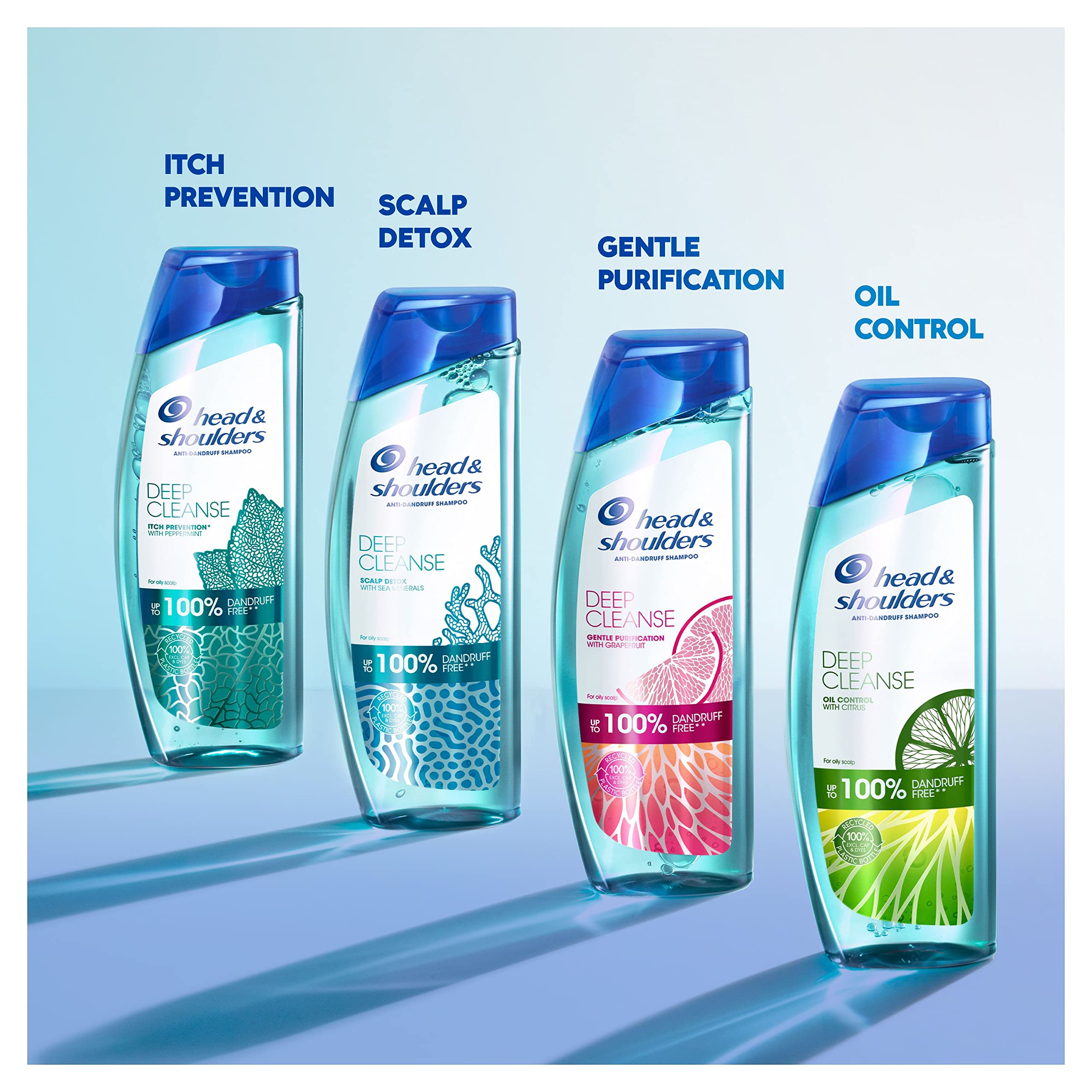 Head and Shoulders Deep Cleanse Scalp Detox Szampon przeciwłupieżowy 300 ml
