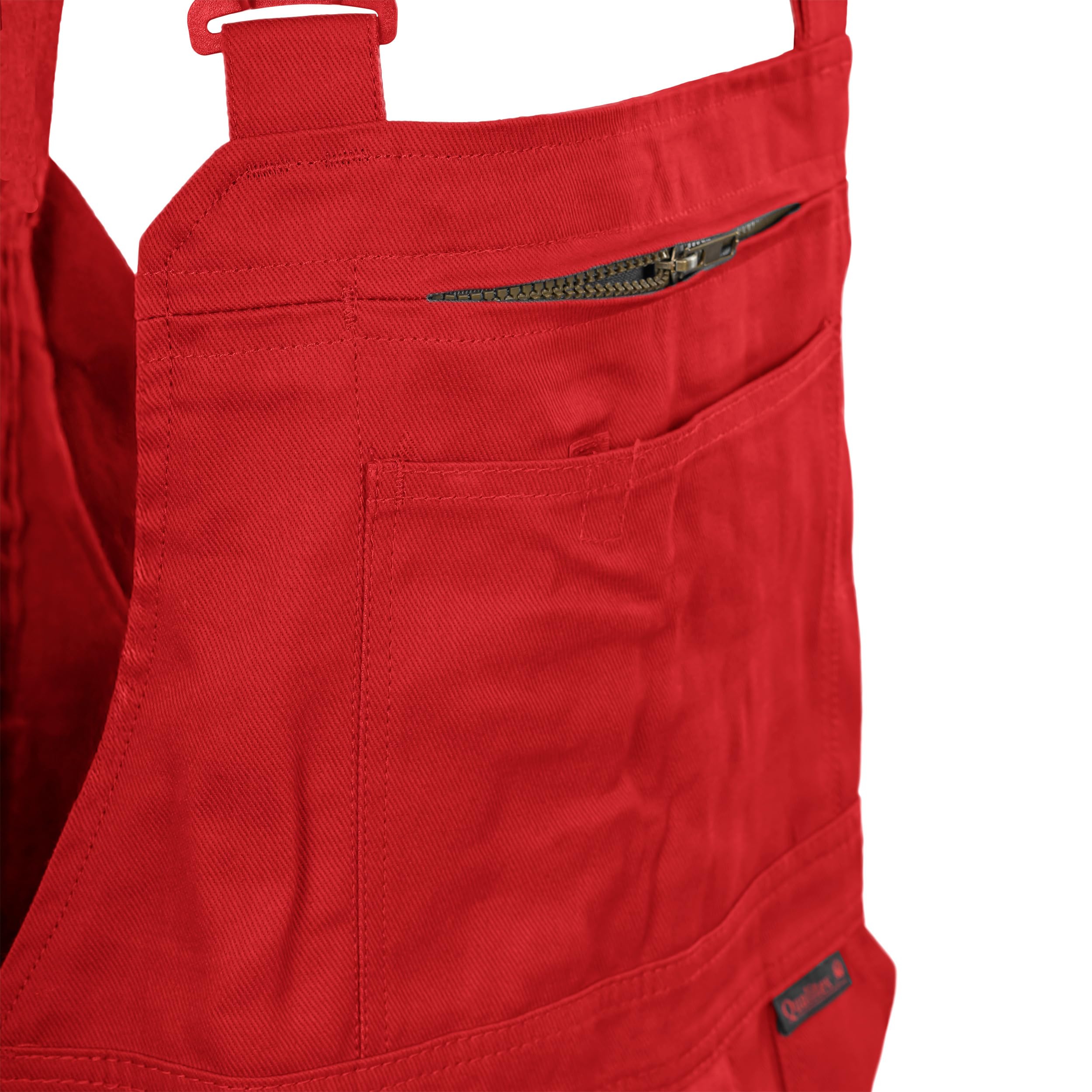 Qualitex Pantalón con Peto BW 270 - Negro/Gri