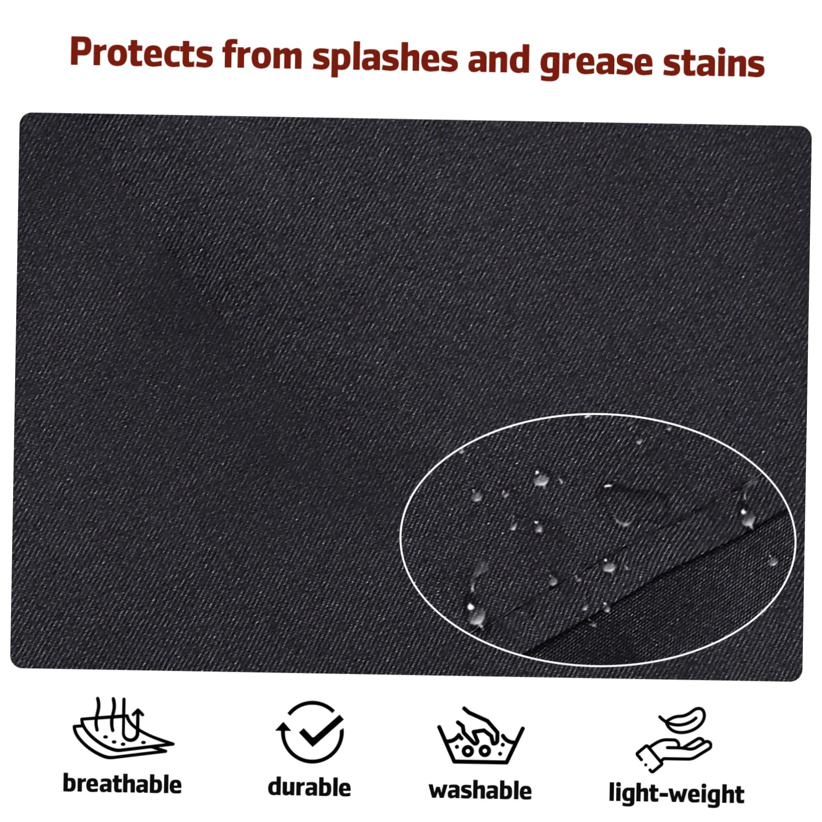 Hohopeti 12 Piezas Delantales de Cocina Unisex Colgantes con Bolsillo Frontal Resistentes y Versátiles para Hogar Peluquería y Taller