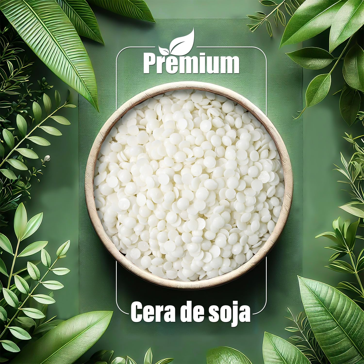 VEGISHINE Cera de soja para velas, Cera natural para velas 10kg, Cera de para la fabricación de velas 1kg 2kg 5kg 10kg