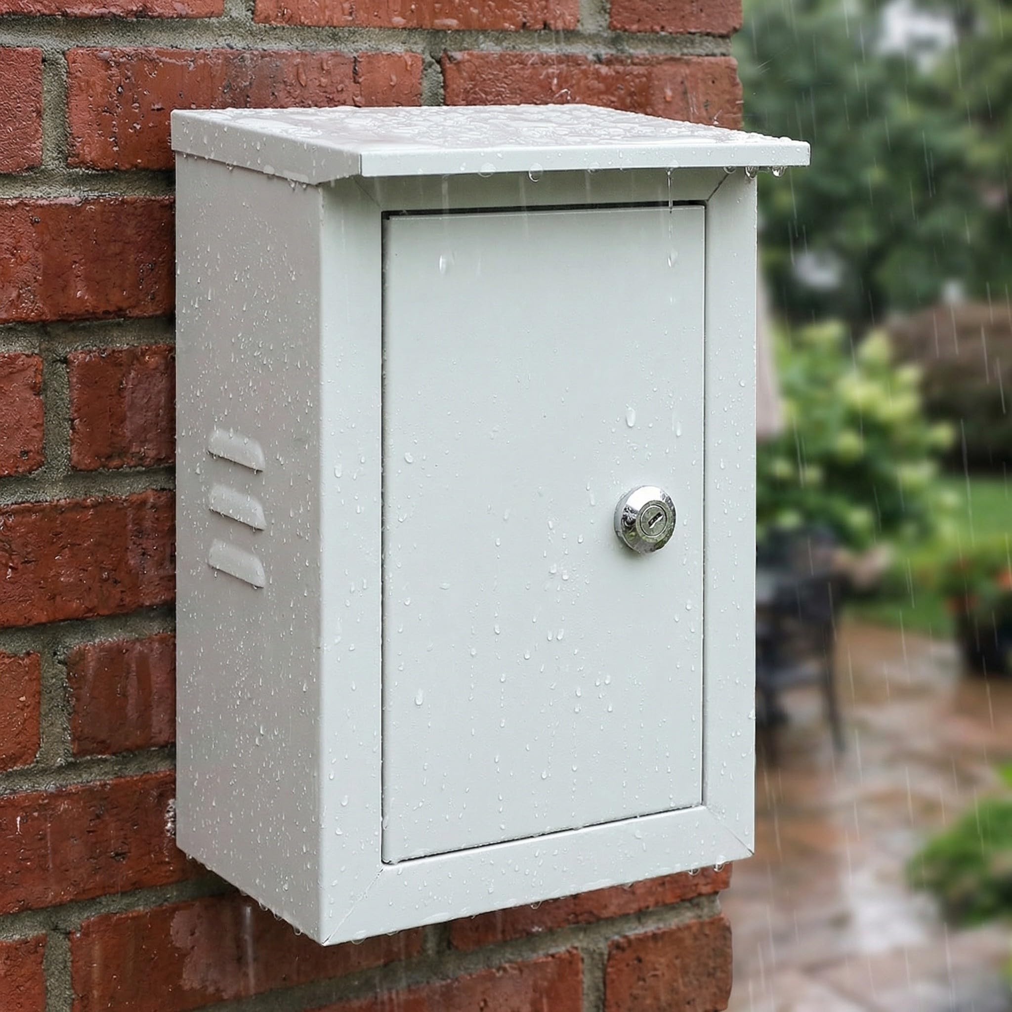 Boîte de Jonction Électrique Murale Verrouillable en Fer Peint