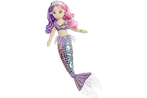 Jellycat Enchanting Sea Sparkles Rainbow Sea Iris Stuffed Doll