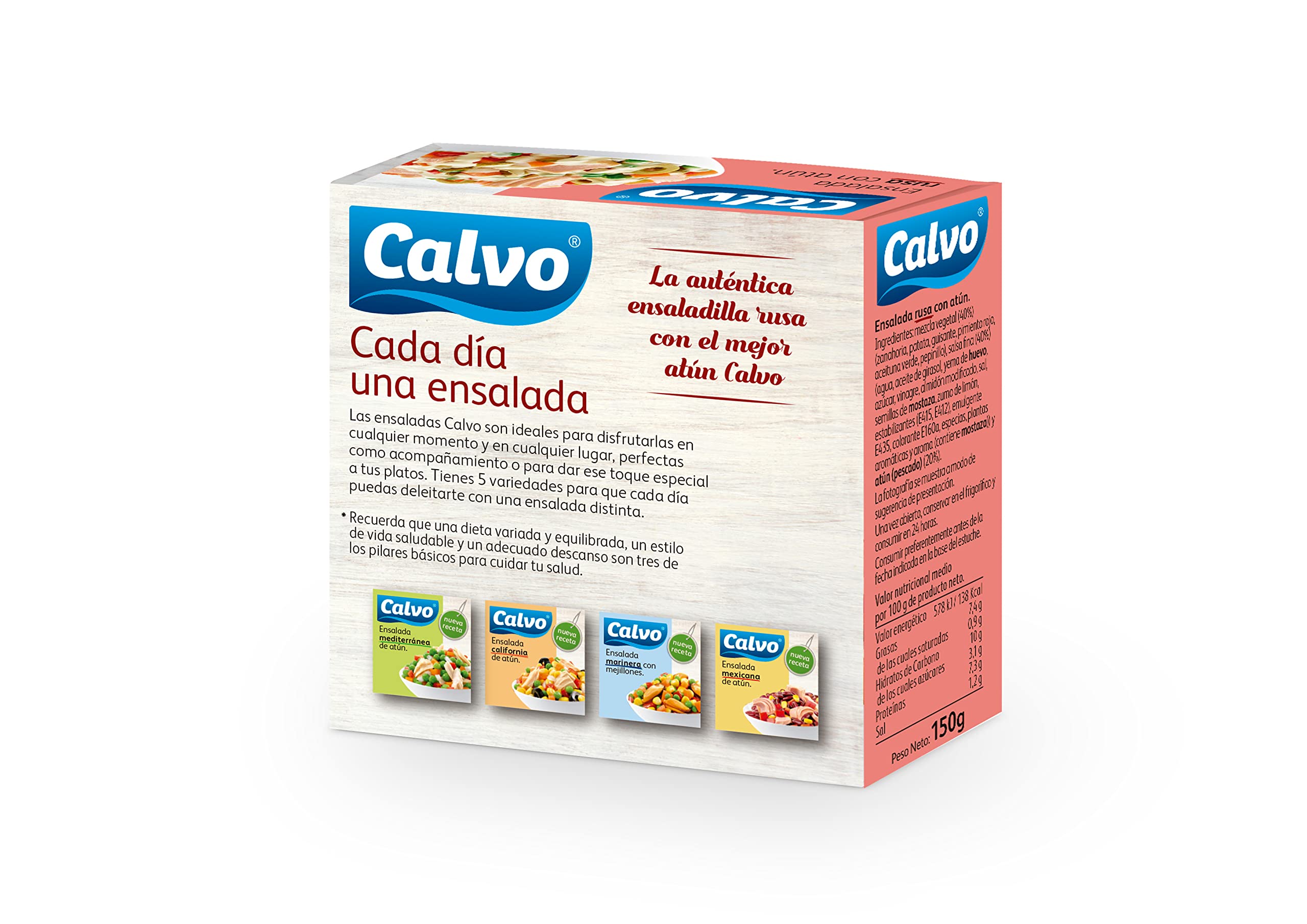 Calvo Ensalada Rusa con Atún 24 x 150 g
