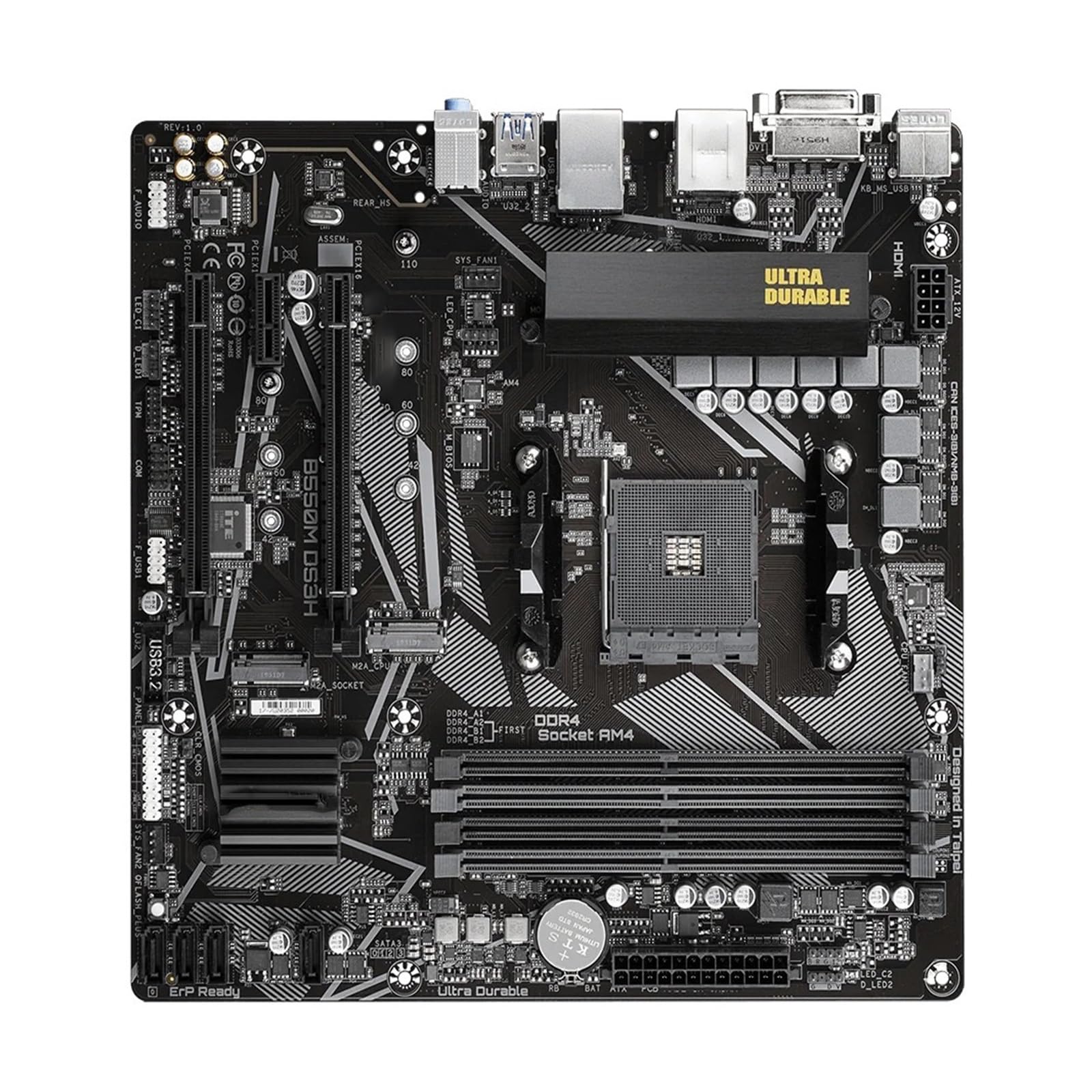 scheda madre Scheda madre Fit For GIGABYTE B550M DS3H Micro-ATX B550 DDR4 4733(OC) MHz M.2 USB 3. 128G Double Channel Socket AM4