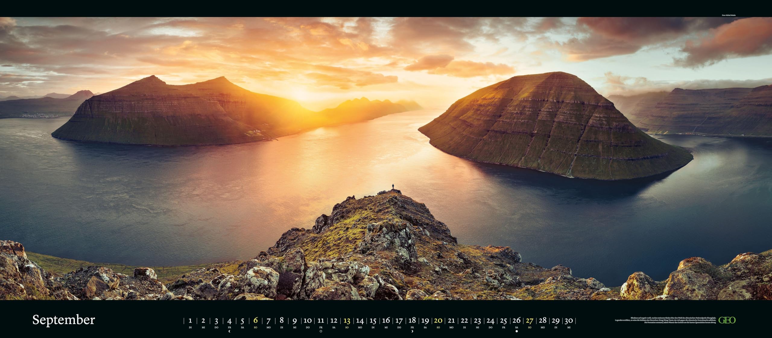 GEO - GEO Panorama: Der Blick ins Weite 2026 – XXL Wandkalender 137x60 cm, Panorama-Kalender mit Naturfotografie, 12 Monatsblätter & Spiralbindung