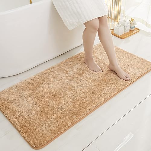Miniatura 8 de COSY HOMEER Bath Rug 40x24 Inch,Non-Slip Soft Thickness Shaggy Water Absorbent Bathroom Carpet,Machine Washable Rectangular Runner Area Rug Mats for