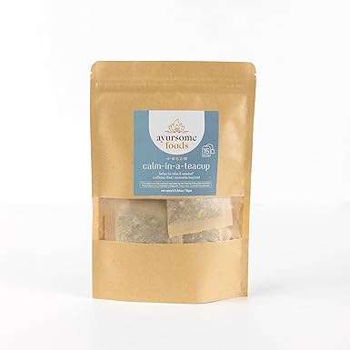 Calm in a teacup tea, chamomile lemon balm for bedtime …