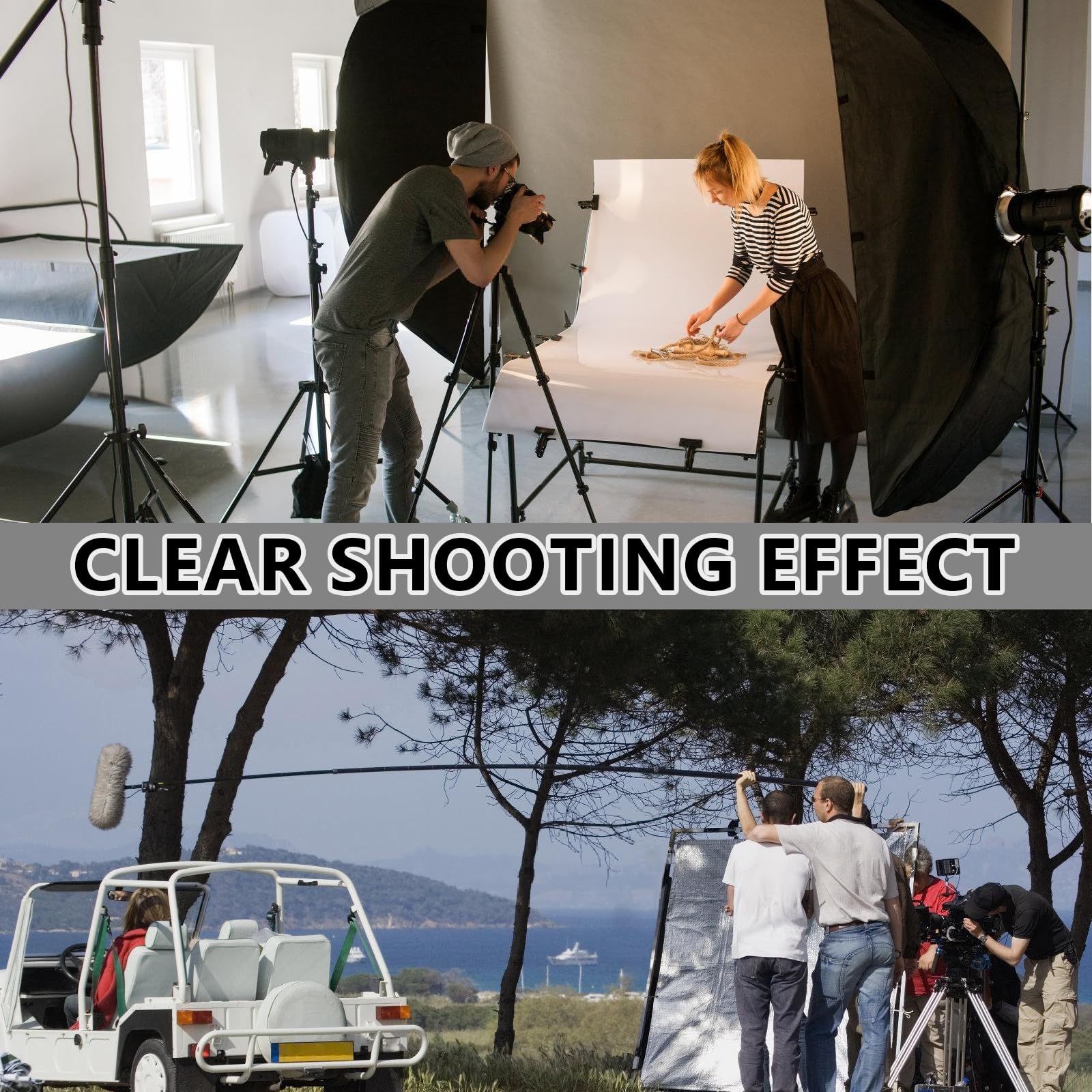 200 x 300 cm Fond blanc : fond photo mural lavable, fond blanc pour photographie, vidéo et enregistrement TV