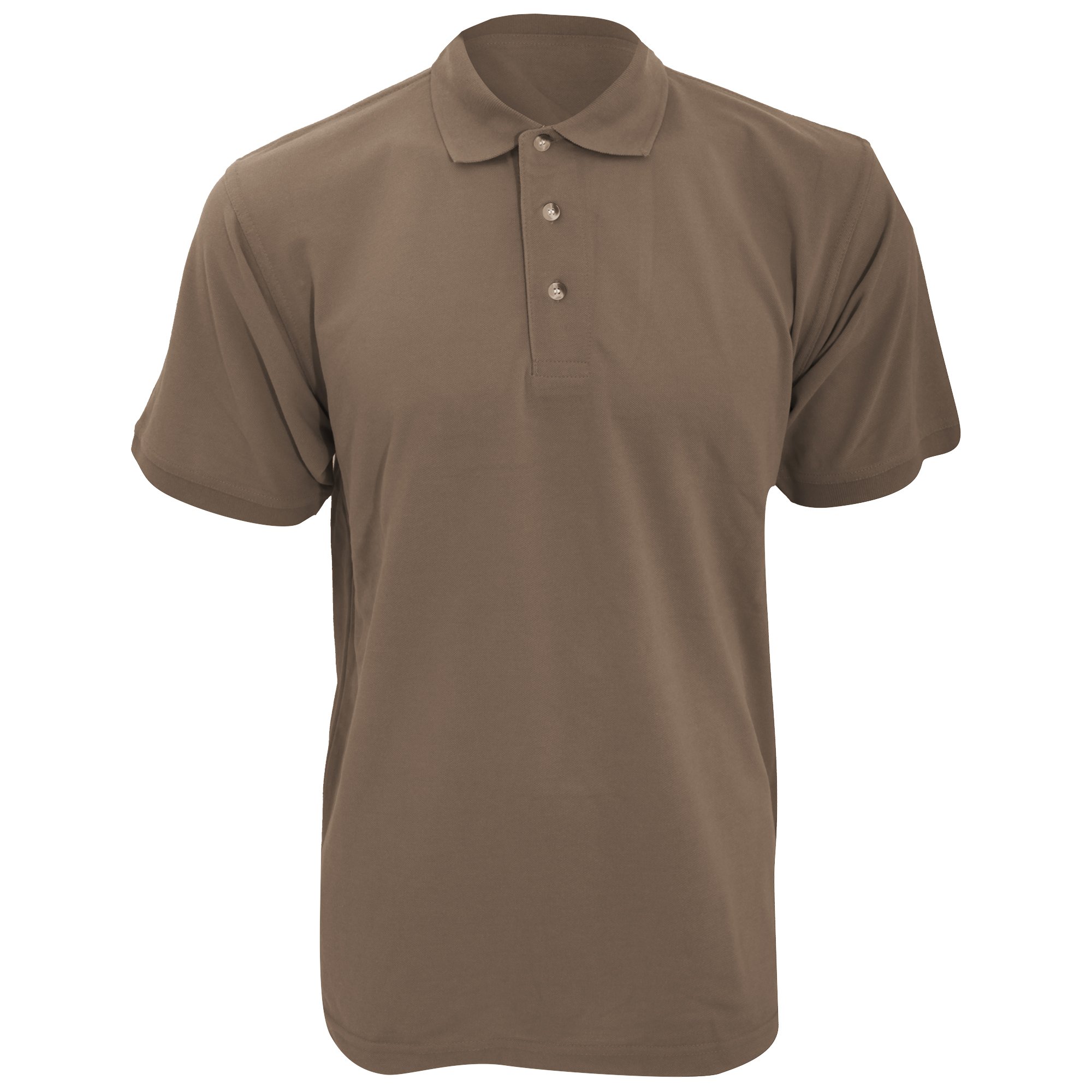Kustom Kit Workwear Mens Short Sleeve Polo Shirt (3XL) (Coffee)