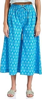 amazon brand - myx Women's Cotton Relaxed Fit Palazzo | Available in Plus Size-picture-25