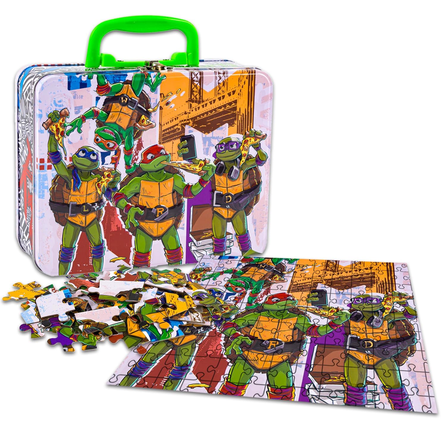 Amazon.com: Teenage Mutant Ninja Turtles Tin Lunch Box Puzzle