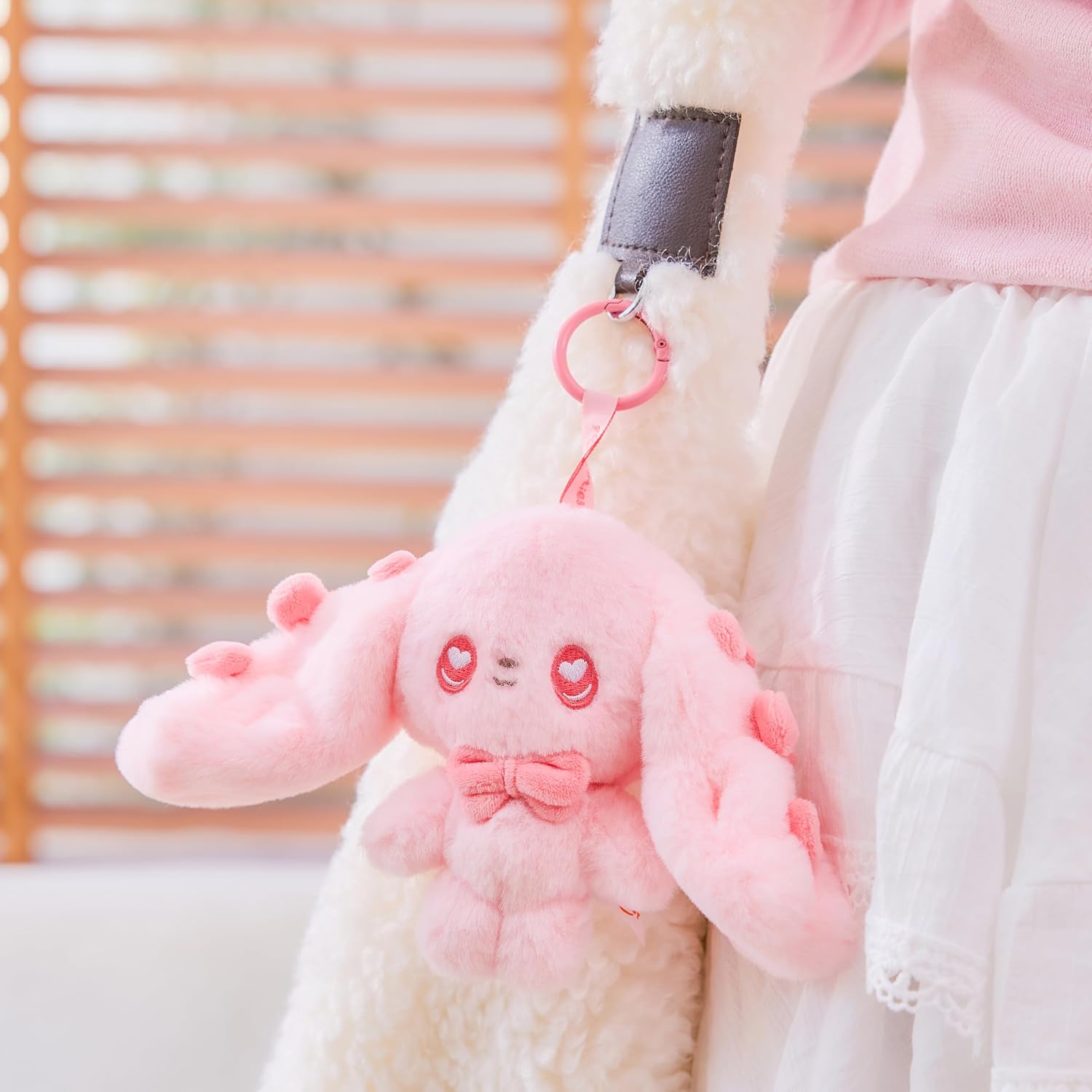 POP JOY Plush Blind Box Cloobi Series Collectible Plush Keychain Toys 5.1” Soft Stuffed Figure Toy Bag, Surprise Blindbox Pendant Gift (2 Random Bags)