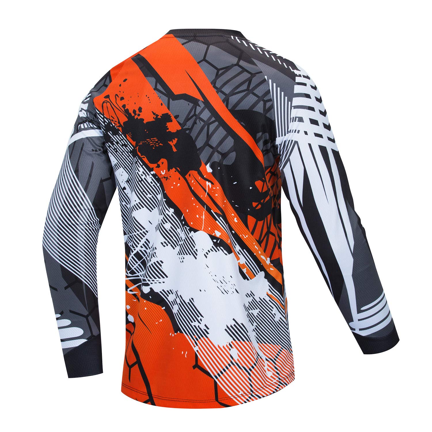 PSPORT Men's Motocross Jersey Long Sleeve Motocross Shirt Men Mountain Dirt Bike Jersey Downhill Riding Racing Clothing Tops