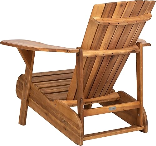 Miniatura 7 de Safavieh Patio Collection Hampton Adirondack - Silla de madera de acacia, natural