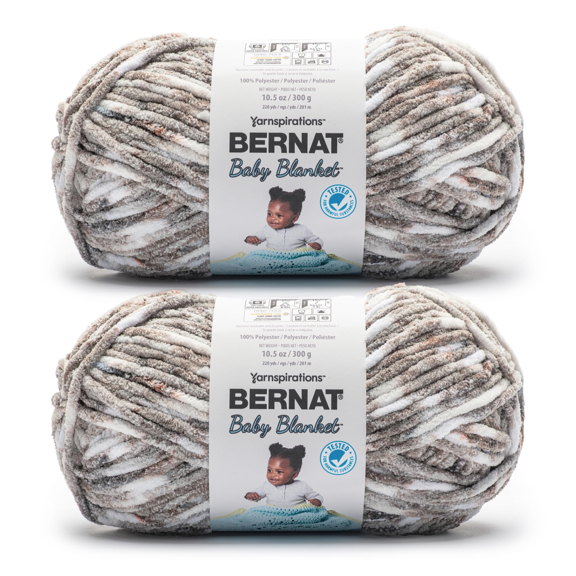 Bernat Baby Blanket Driftwood Dreams Yarn - 1 Pack