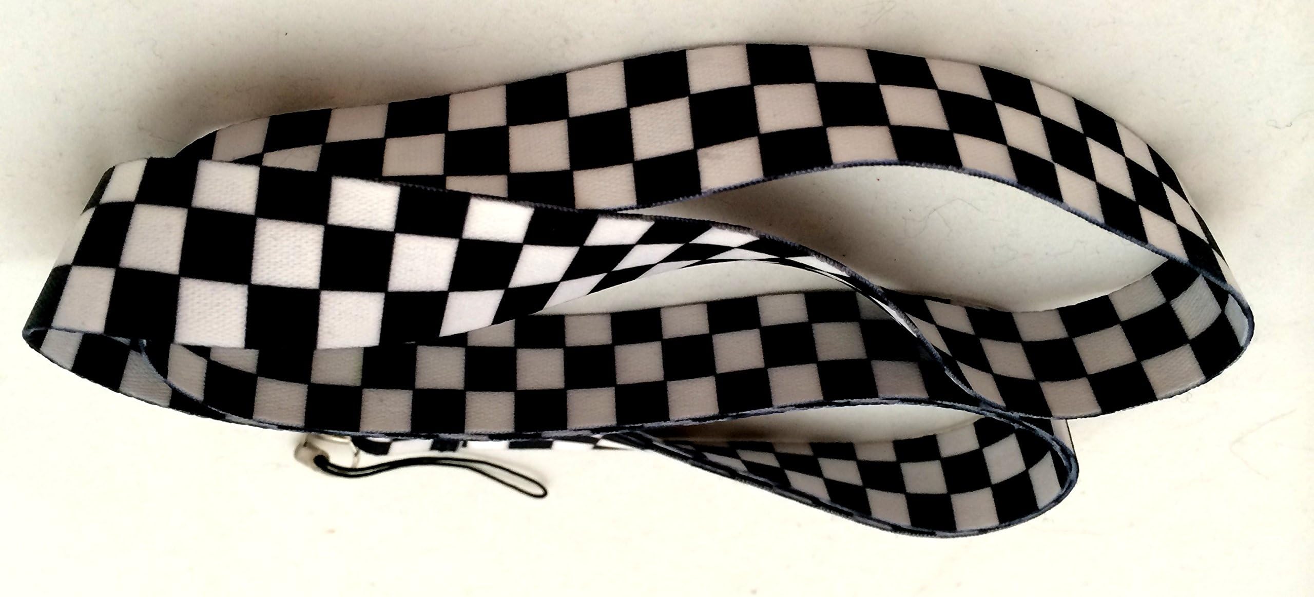 Checker Anime Fashion Lanyard Key Chain Holder by Uni Brand