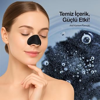 StopEver Charcoal Pore Strip Charcoal Blackhead Plaster (6 x 6 Pieces)
