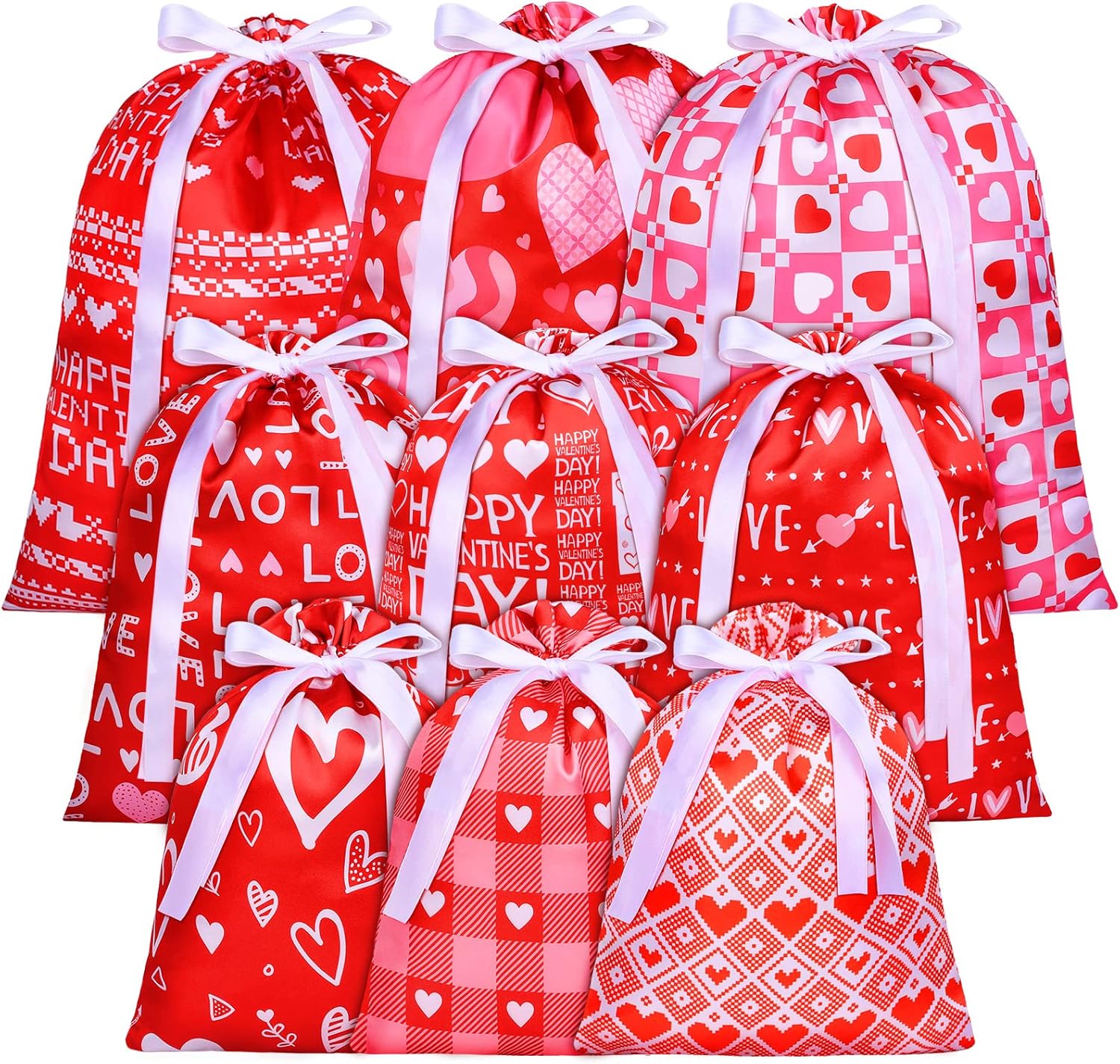 Pack Large Valentines Gift Bags Satin Fabric Nigeria Ubuy