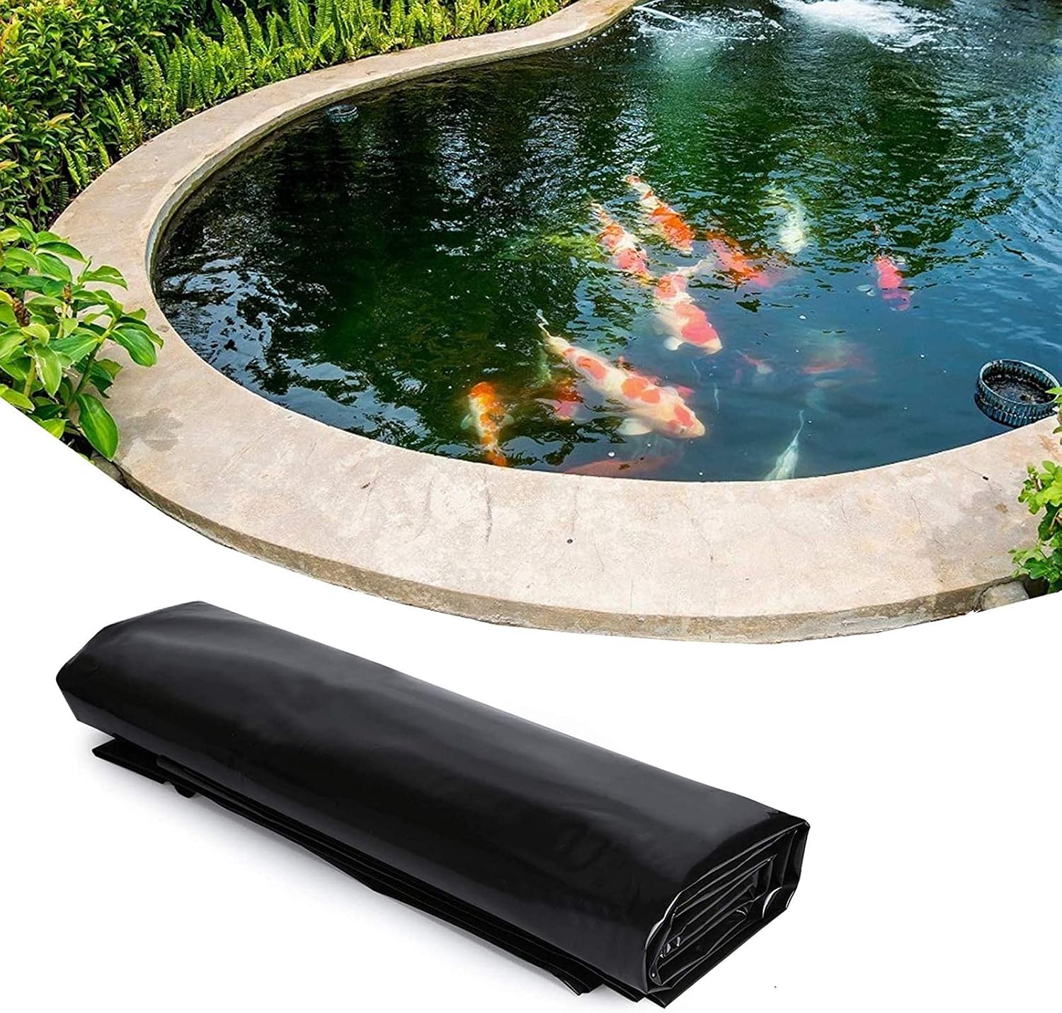 Flexible Pond Liner Underlayment - Pre-Cut Protective Skins for Water Gardens, Koi Ponds, Streams, Fountains, Terrariums