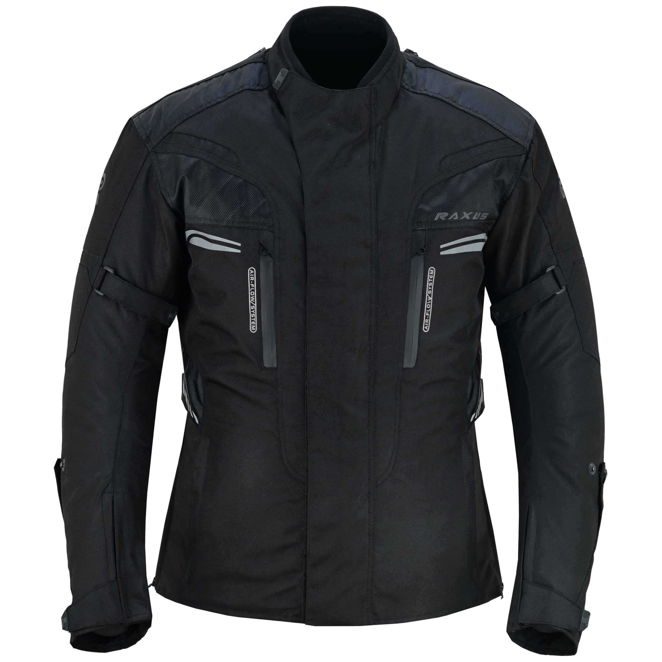 RAXUS EDGE Mannen Winter 3/4 Waterdichte Motorjas CE Gecertificeerd, Fluorescerend, L