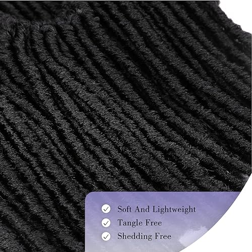 Miniatura 6 de WIGER Extensiones de cabello sintético de ganchillo de 120 hebras, extensiones de cabello suave pretrenzado de 8 pulgadas, trenzas de ganchillo