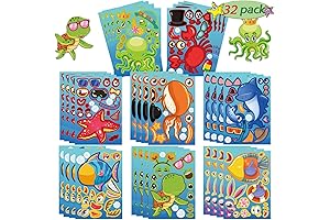 Make-A-Sea Face Stickers for Summer Gifts Bulk