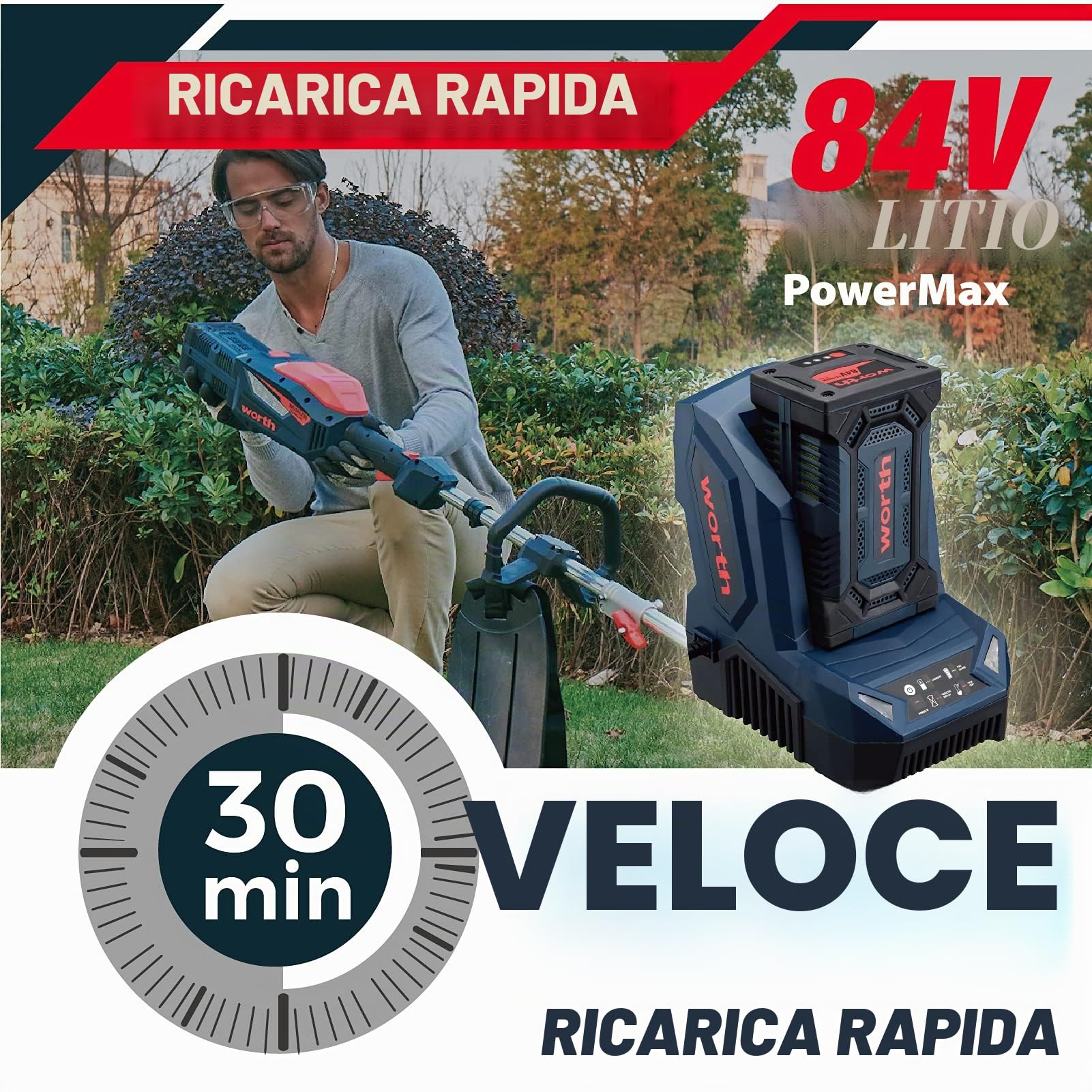 84V 2500mAh Batteria Li-Ion di Ricambio per Utensili a Batteria JonesHouseDeco 84V serie